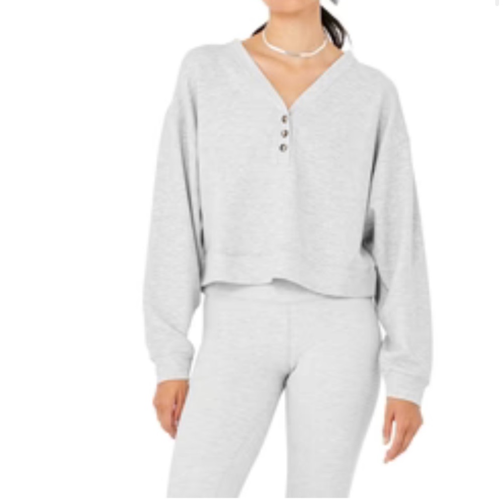 ALO YOGA micro waffle matching SET